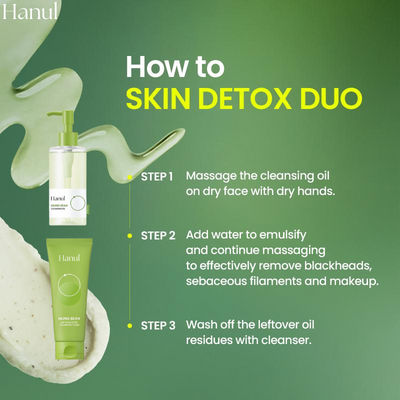 Hanul Glow - Mung Bean Detox Cleansing Duo